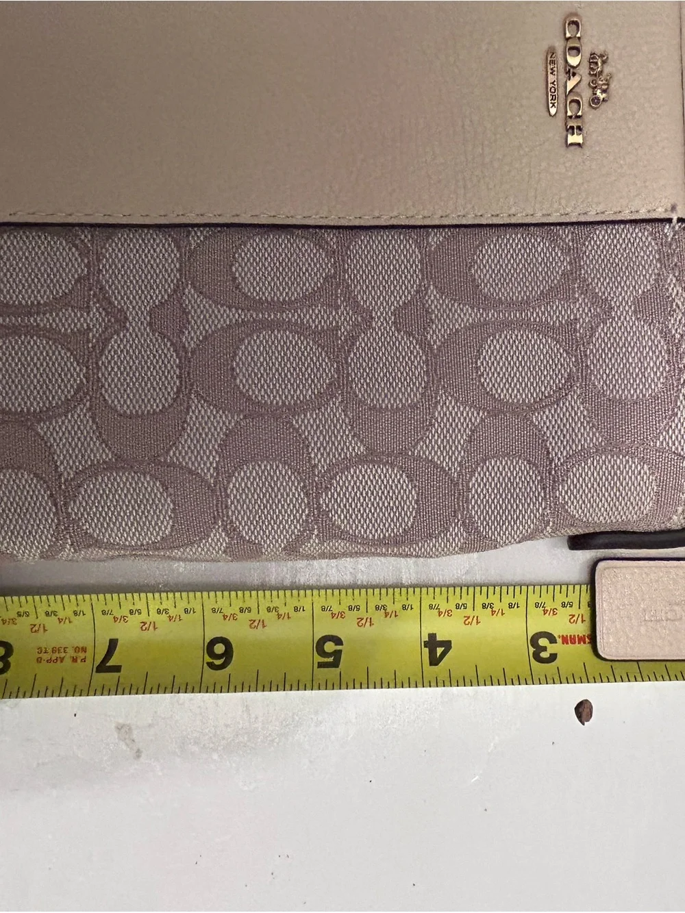 NWT! COACH Signature Jacquard Kitt Stone Ivory Messenger Crossbody Bag